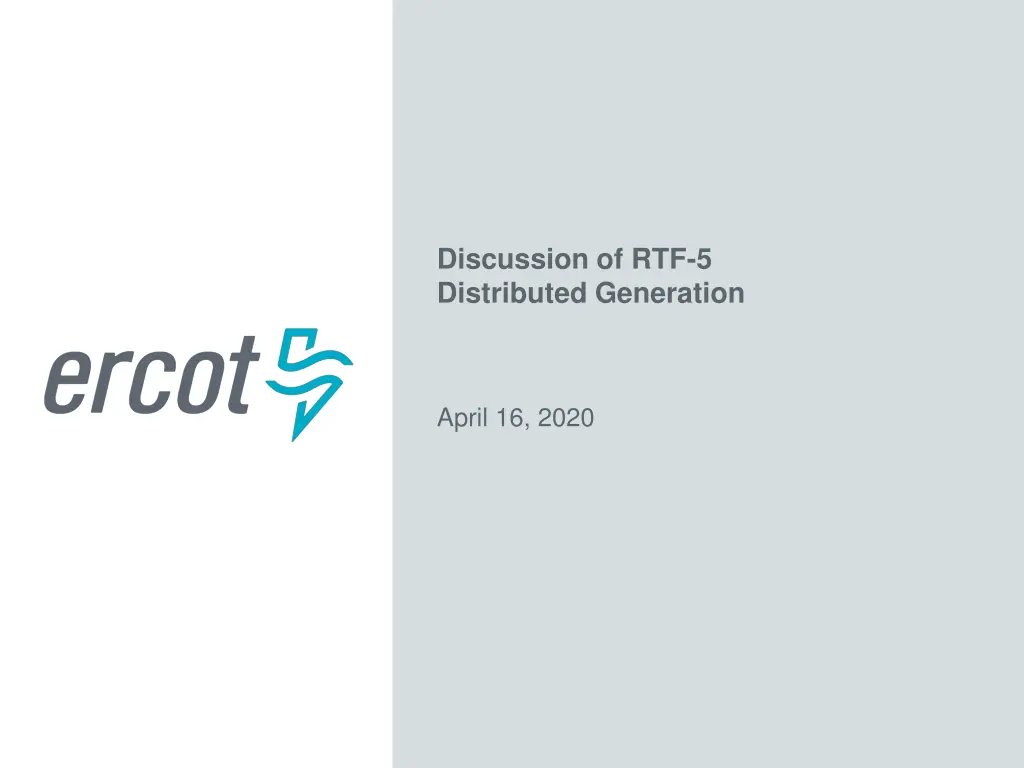 discussion of rtf 5 distributed generation n.w