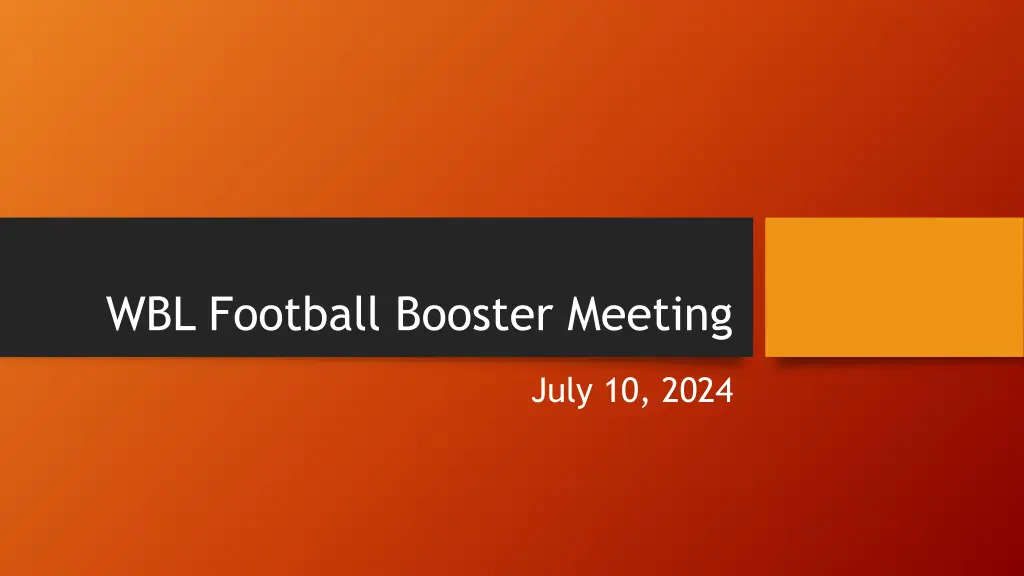 wbl football booster meeting n.w