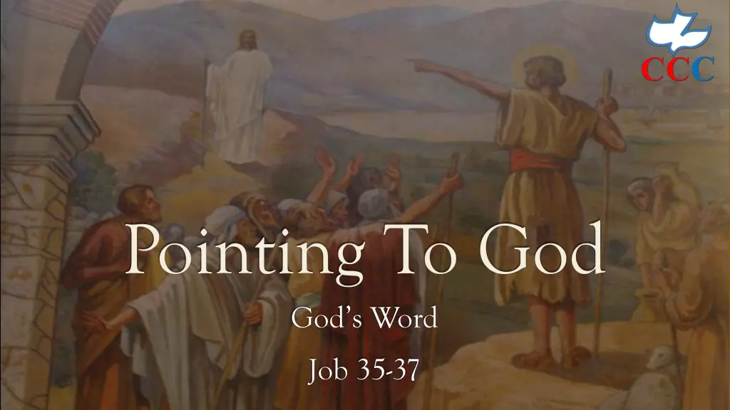 pointing to god god s word n.w