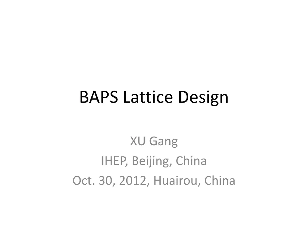 baps lattice design n.w