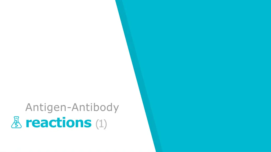 antigen antibody reactions 1 n.w