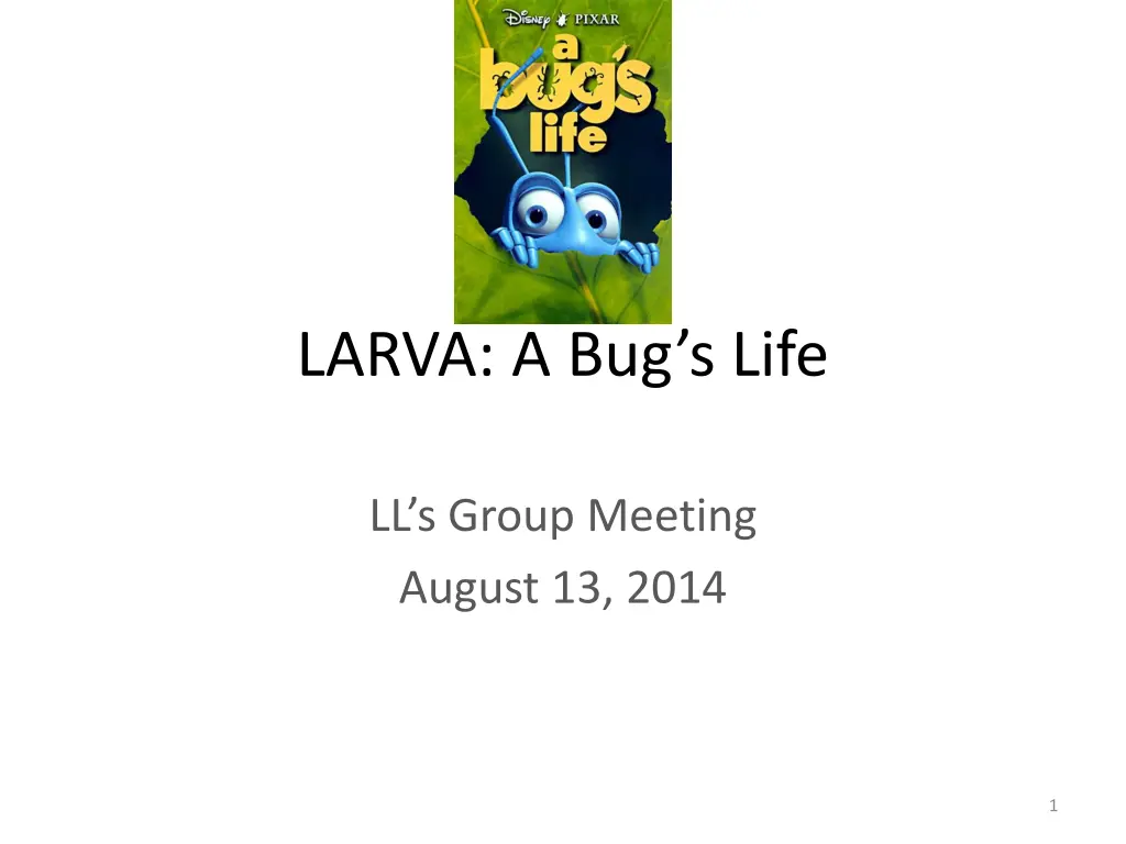 larva a bug s life n.w