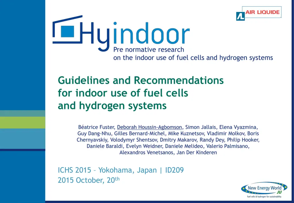 pre normative research on the indoor use of fuel n.w