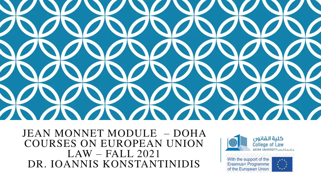 jean monnet module doha courses on european union n.w
