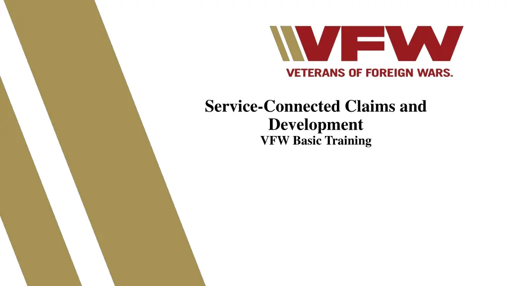 service connected claims and development n.w