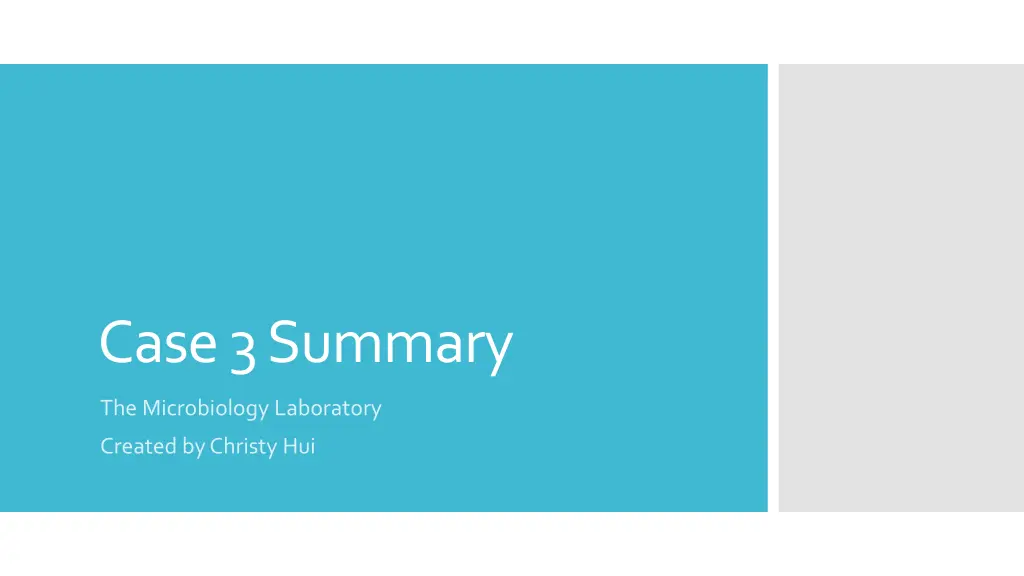 case 3 summary n.w
