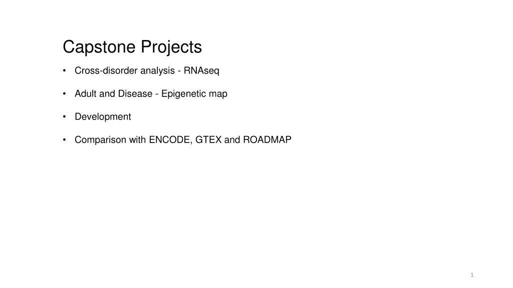 capstone projects n.w