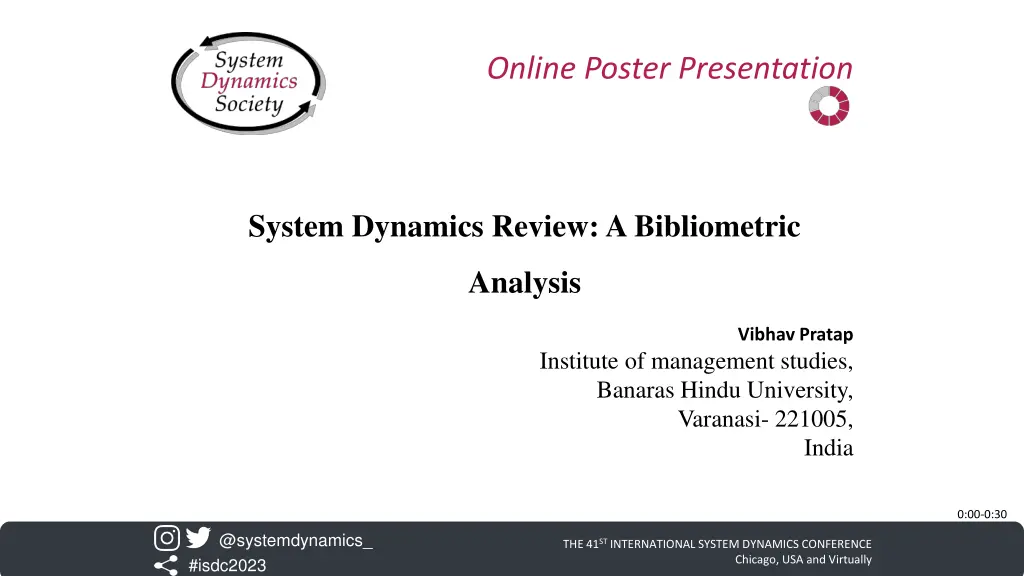 online poster presentation n.w