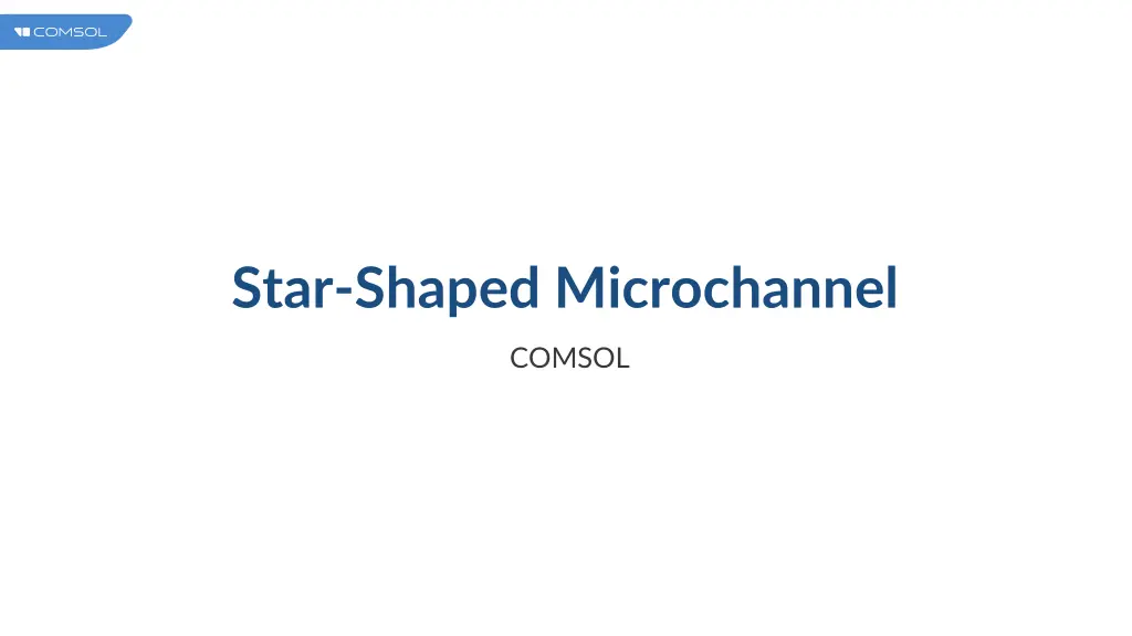 star shaped microchannel n.w