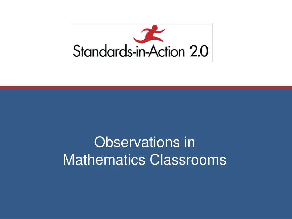 observations in mathematics classrooms n.w