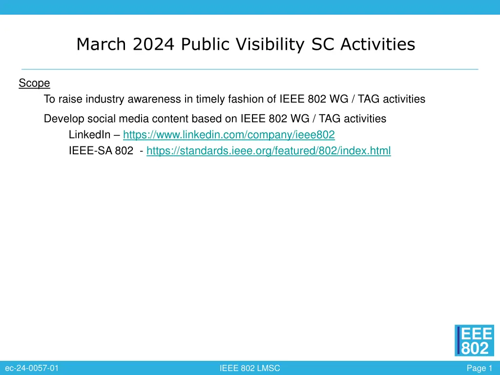 march 2024 public visibility sc activities n.w