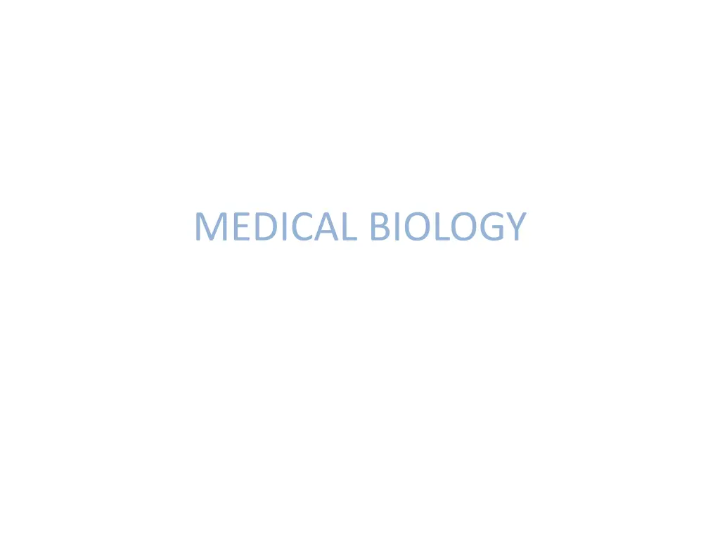 medical biology n.w