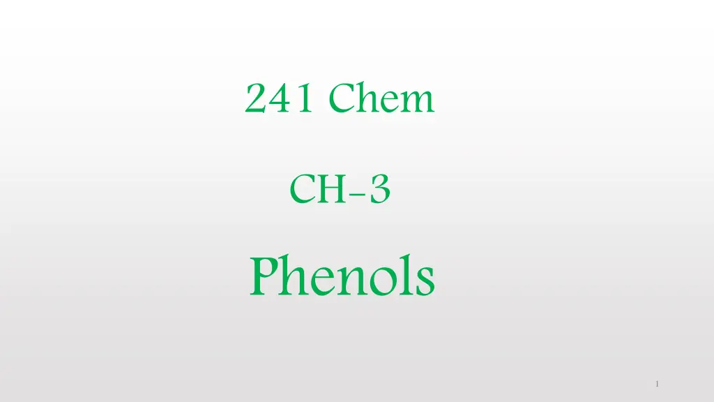 241 chem n.w
