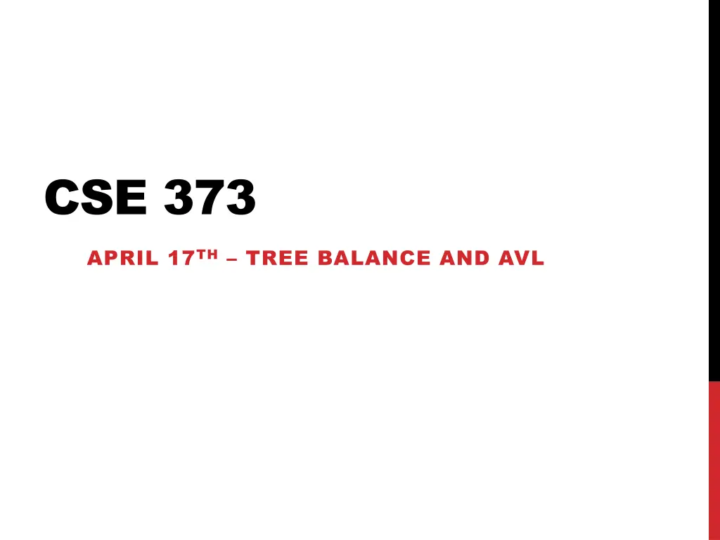 cse 373 n.w
