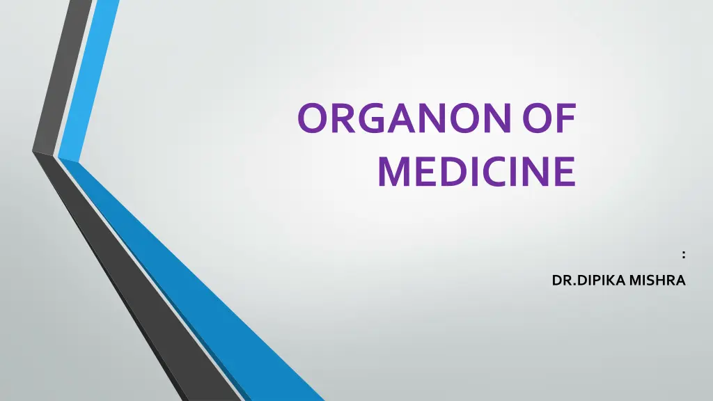 organon of medicine n.w