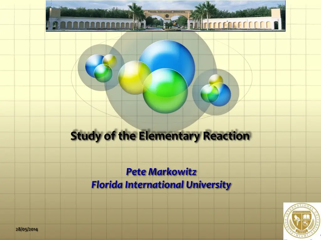 study of the elementary reaction n.w