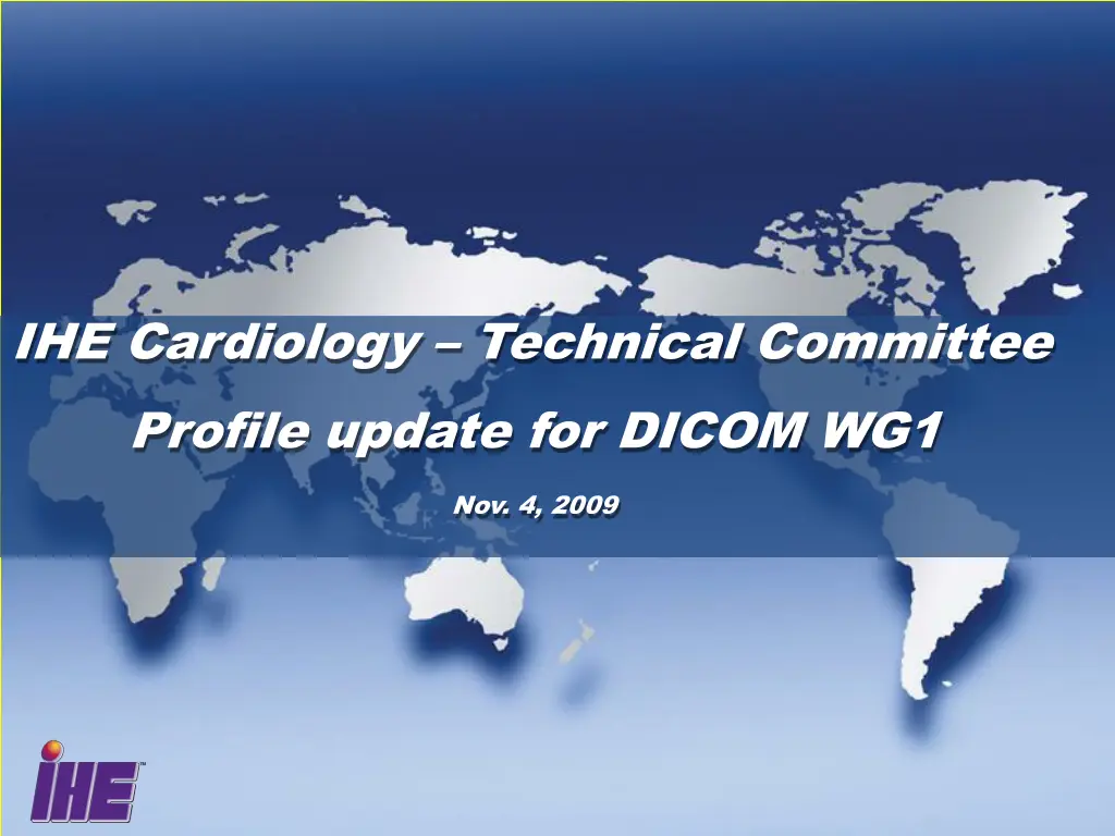 ihe cardiology technical committee profile update n.w