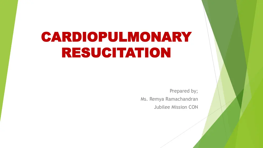 cardiopulmonary cardiopulmonary resucitation n.w
