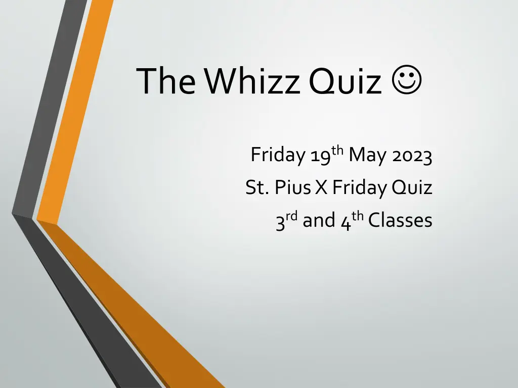 the whizz quiz n.w