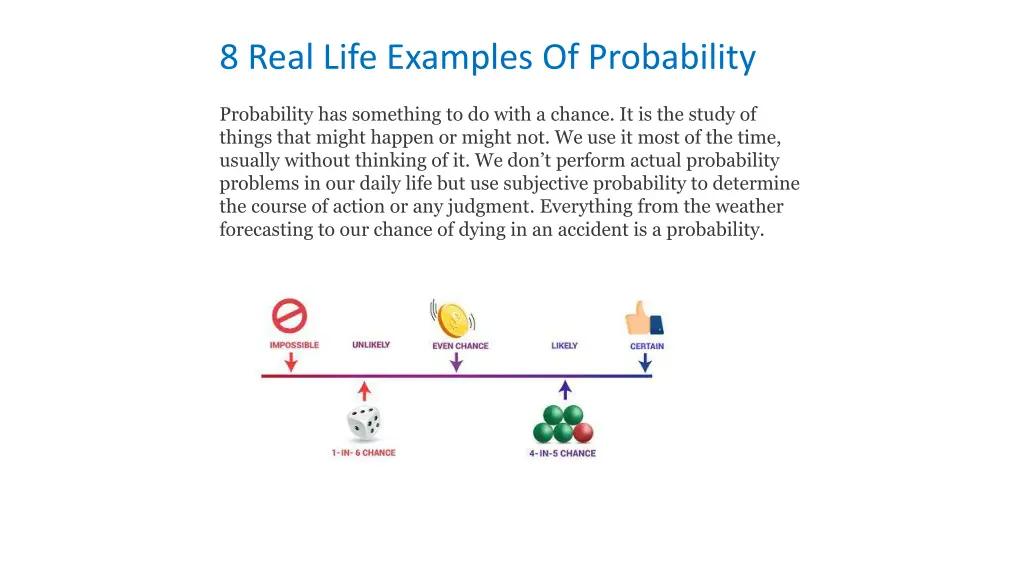 8 real life examples of probability n.w