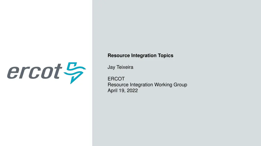 resource integration topics n.w