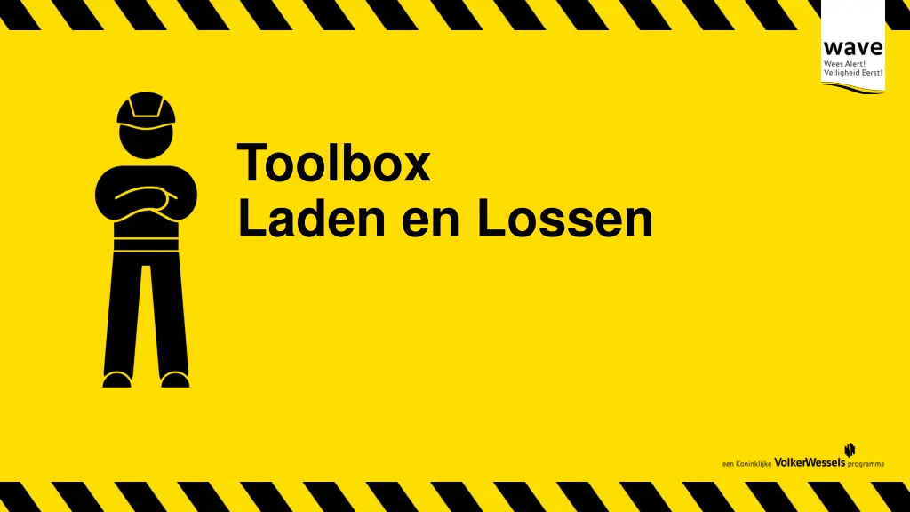 toolbox laden en lossen n.w
