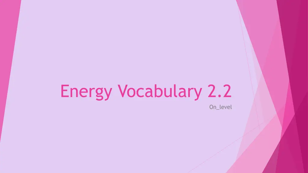 energy vocabulary 2 2 n.w