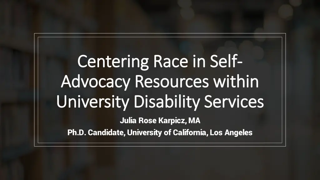 centering race in self centering race in self n.w