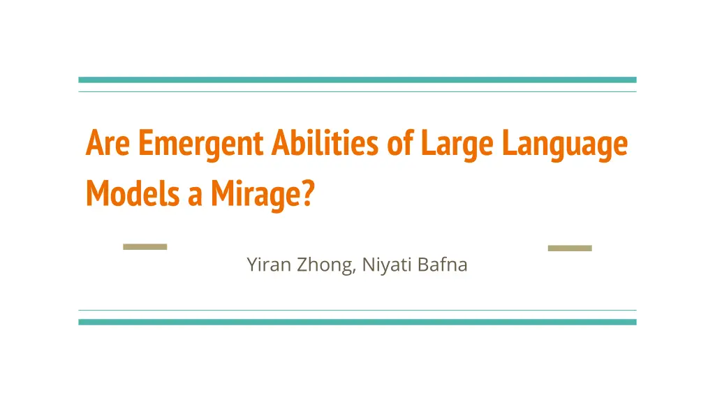 are emergent abilities of large language models n.w