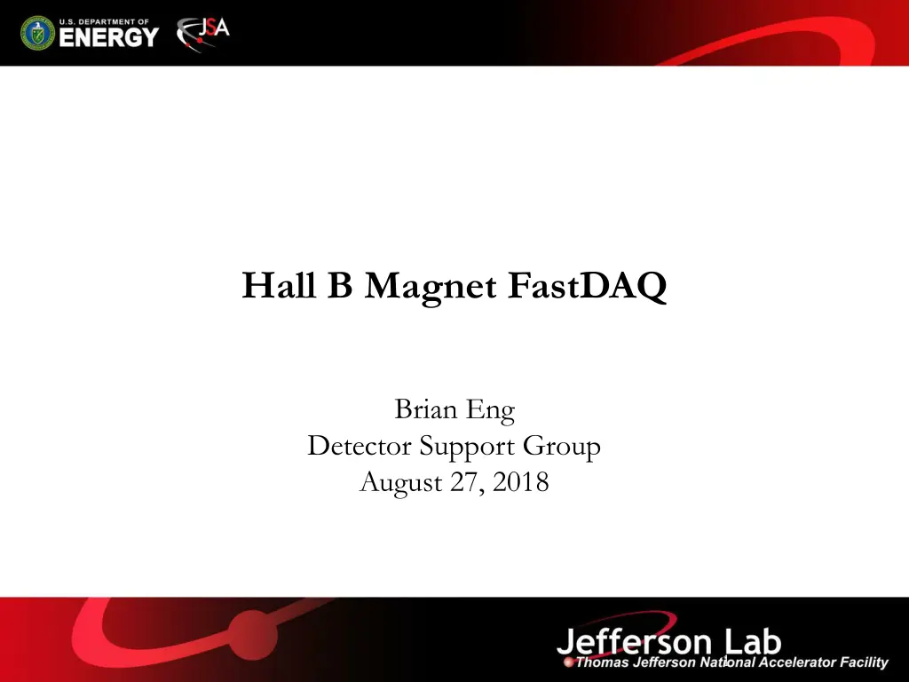 hall b magnet fastdaq n.w