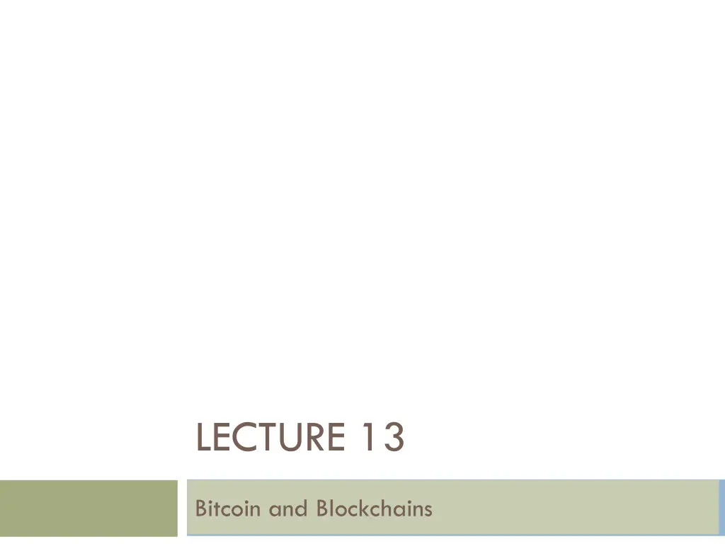 lecture 13 n.w
