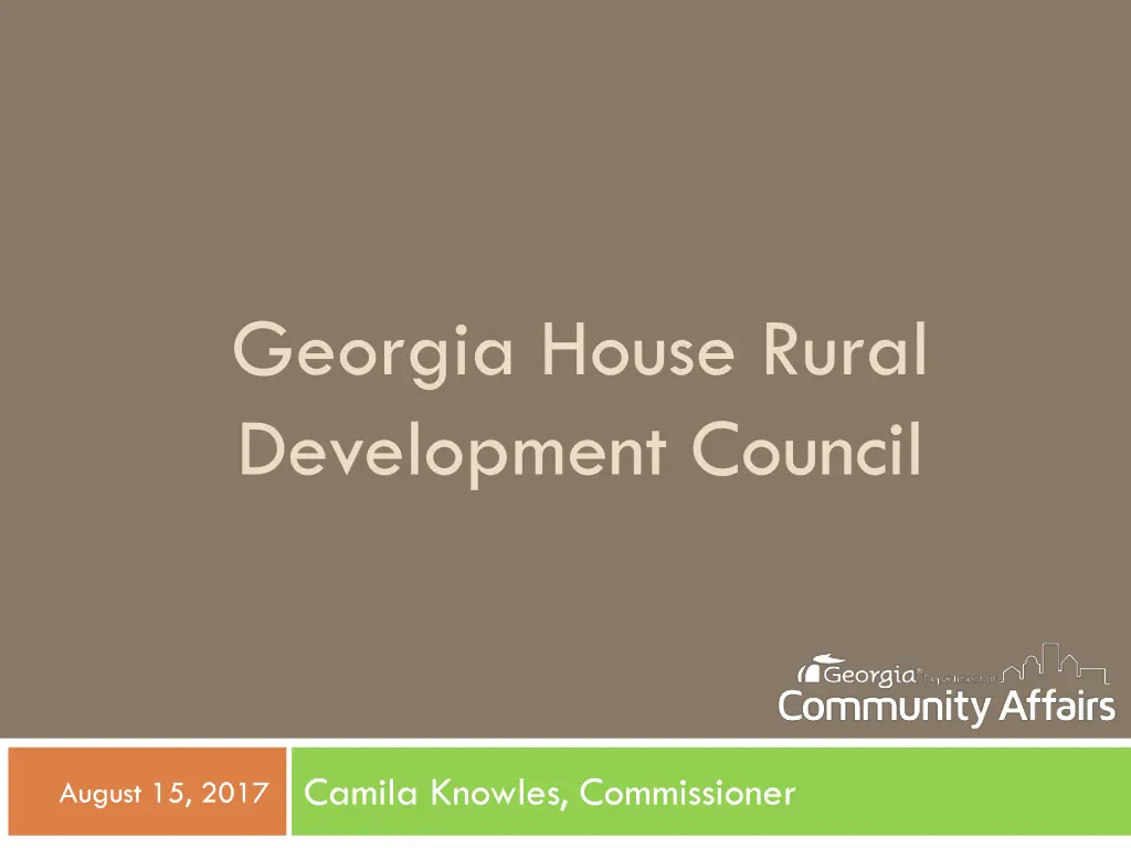 georgia house rural development council n.w