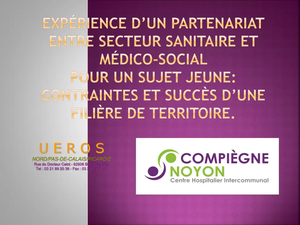 exp rience d un partenariat entre secteur n.w