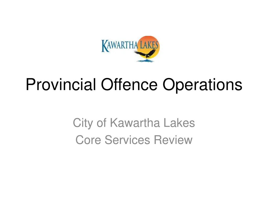 provincial offence operations n.w