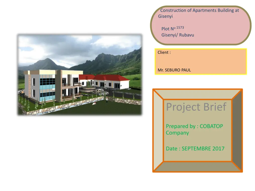 construction of apartments building at gisenyi n.w