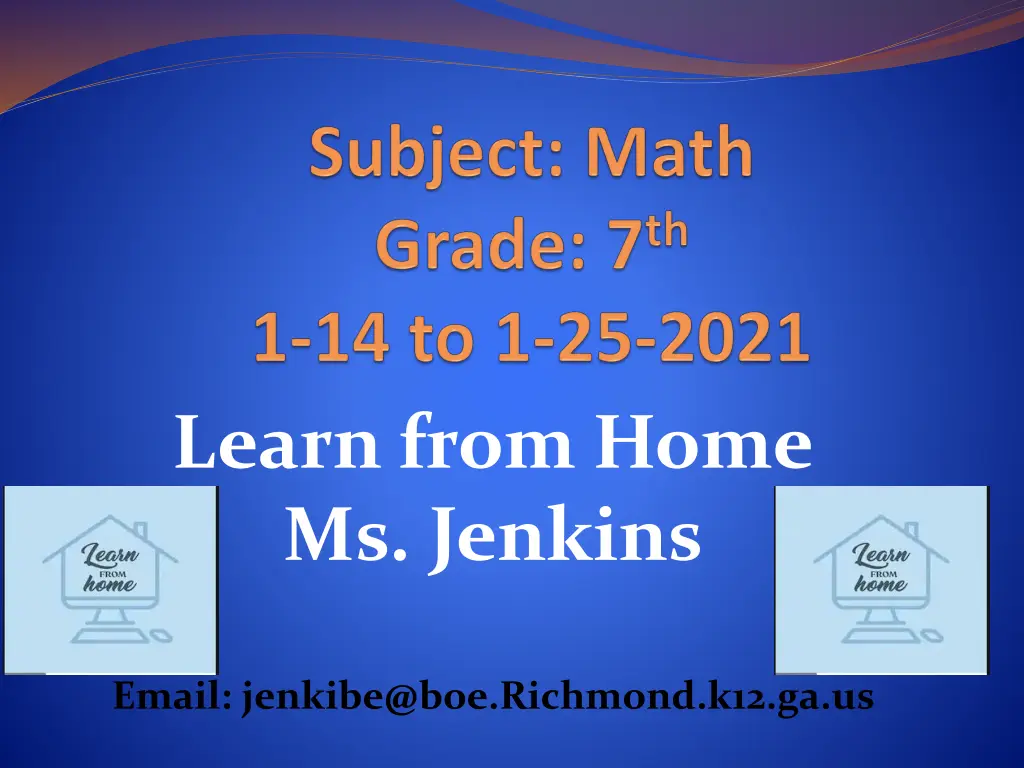 learn from home ms jenkins n.w