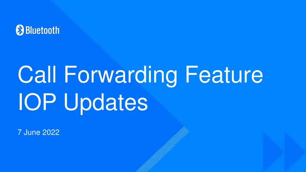 call forwarding feature iop updates n.w