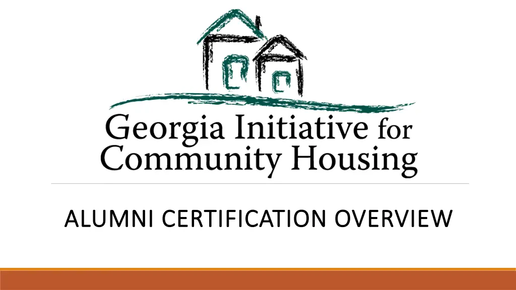 alumni certification overview alumni n.w