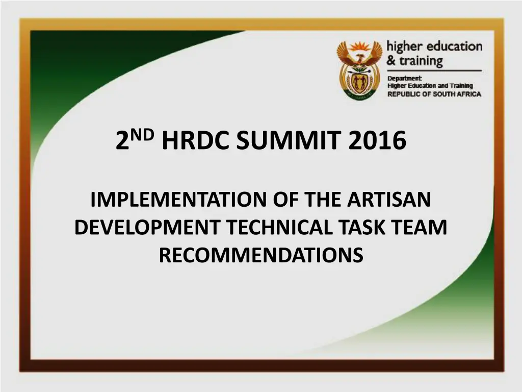 2 nd hrdc summit 2016 n.w