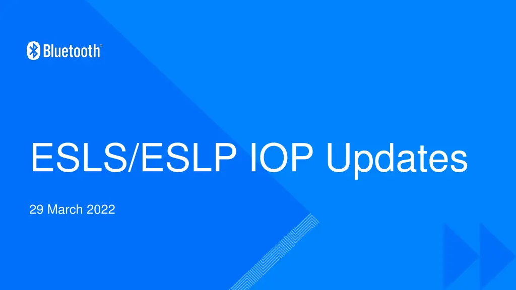 esls eslp iop updates n.w