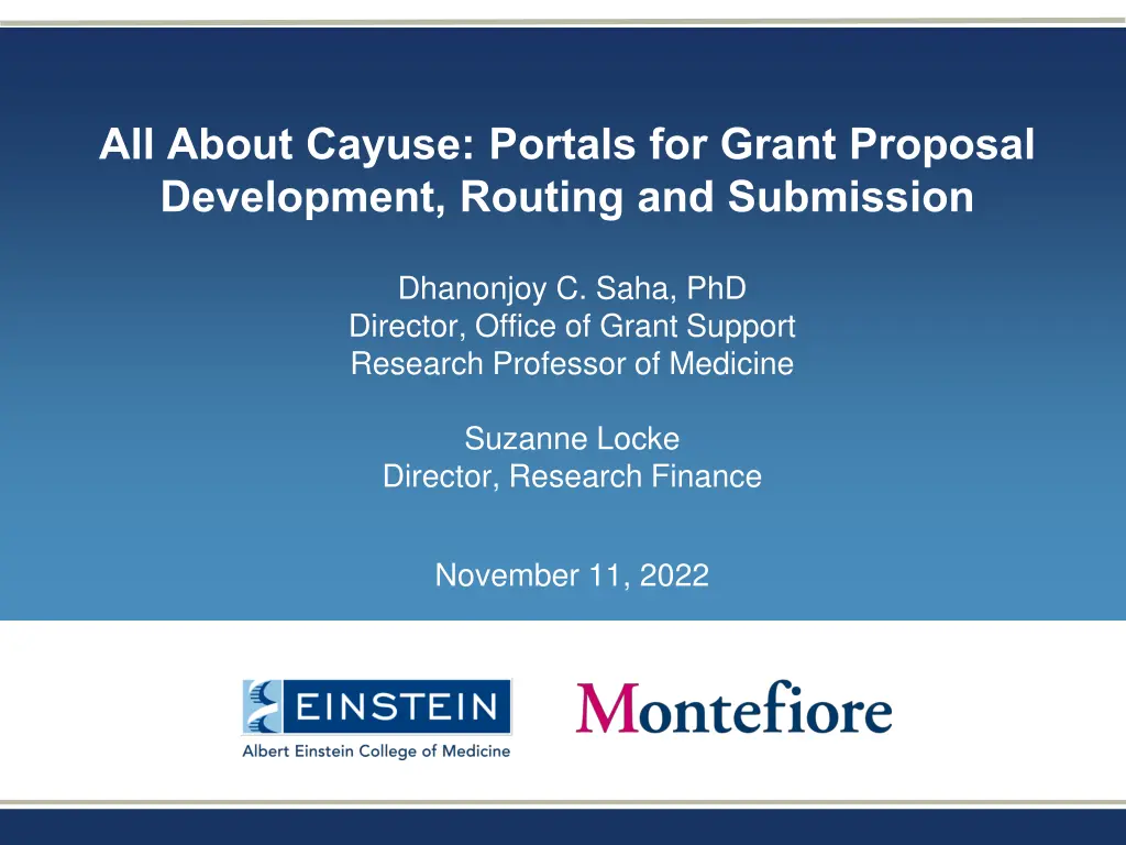 all about cayuse portals for grant proposal n.w