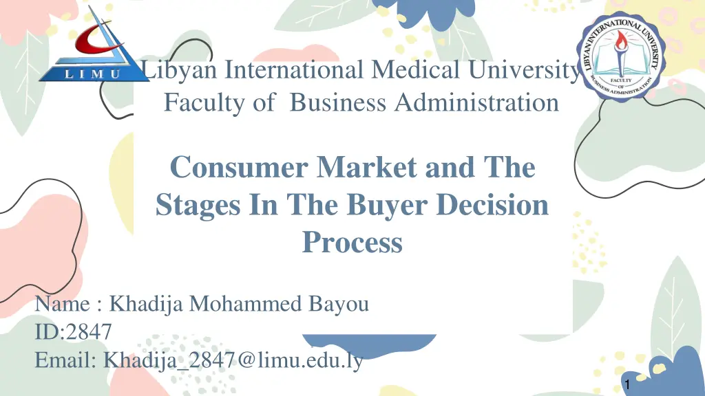 libyan international medical university faculty n.w