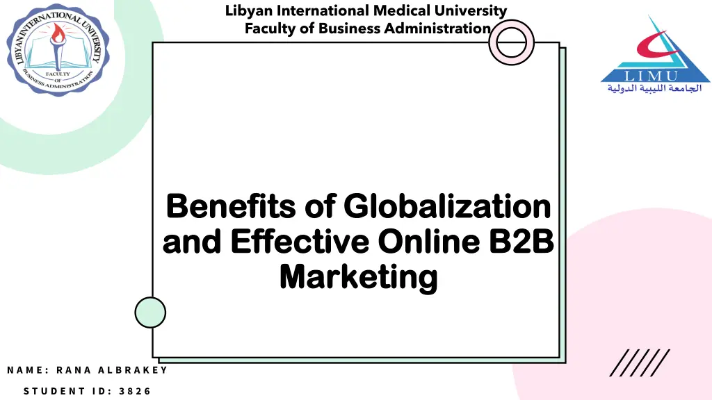 libyan international medical university faculty n.w