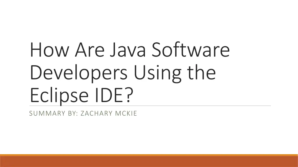 how are java software developers using n.w