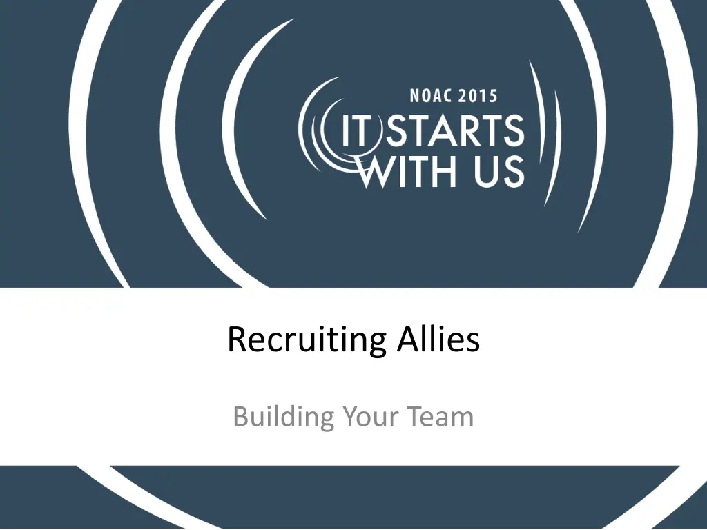 recruiting allies n.w