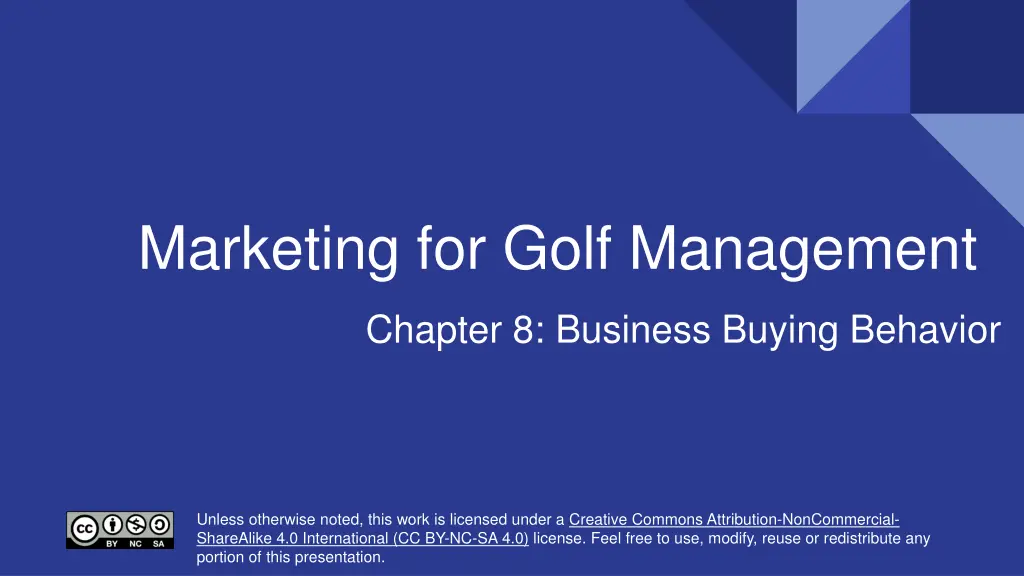 marketing for golf management n.w
