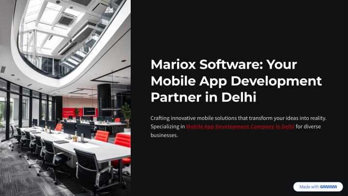 mariox software your mobile app development n.w