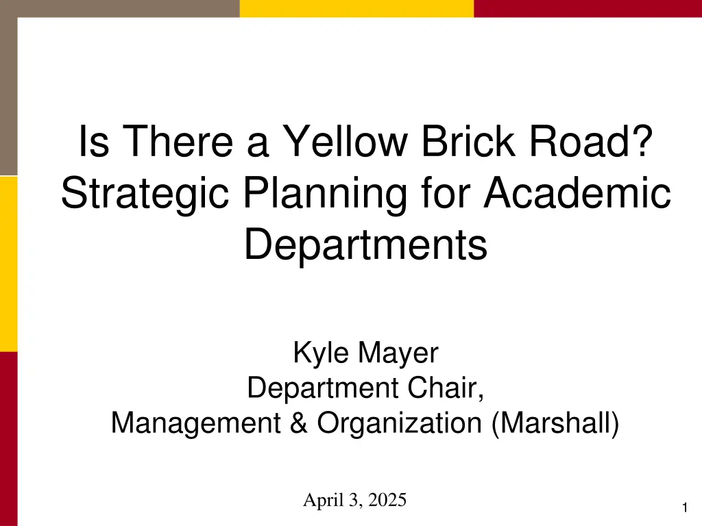 is there a yellow brick road strategic planning n.w
