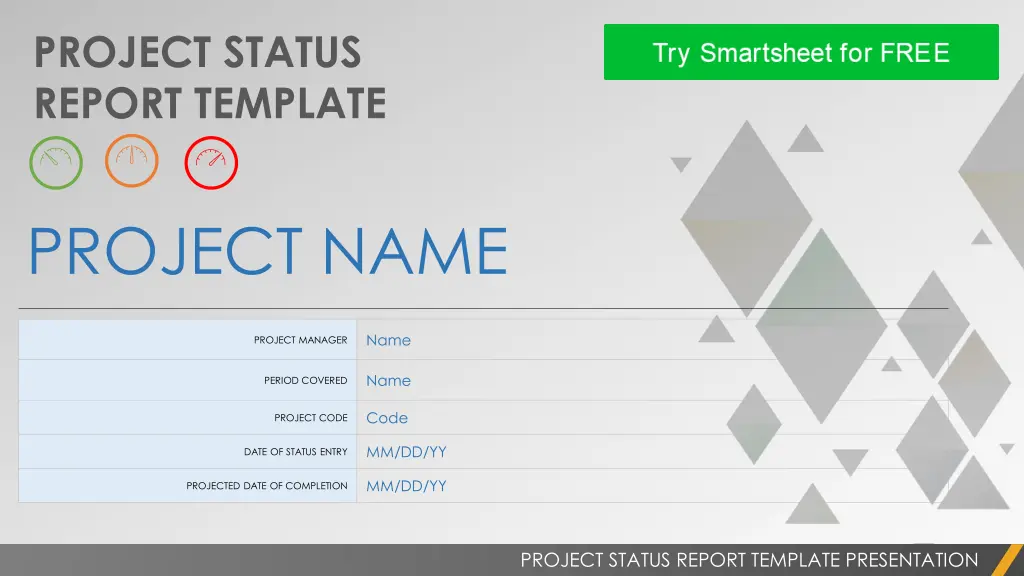 project status report template n.w