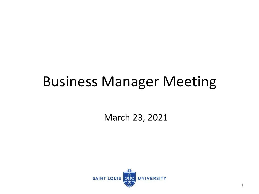 business manager meeting n.w